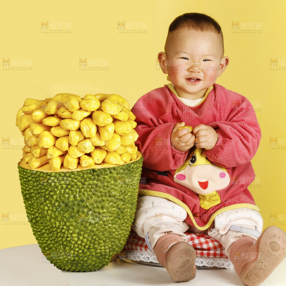 深底上的黄肉菠萝蜜