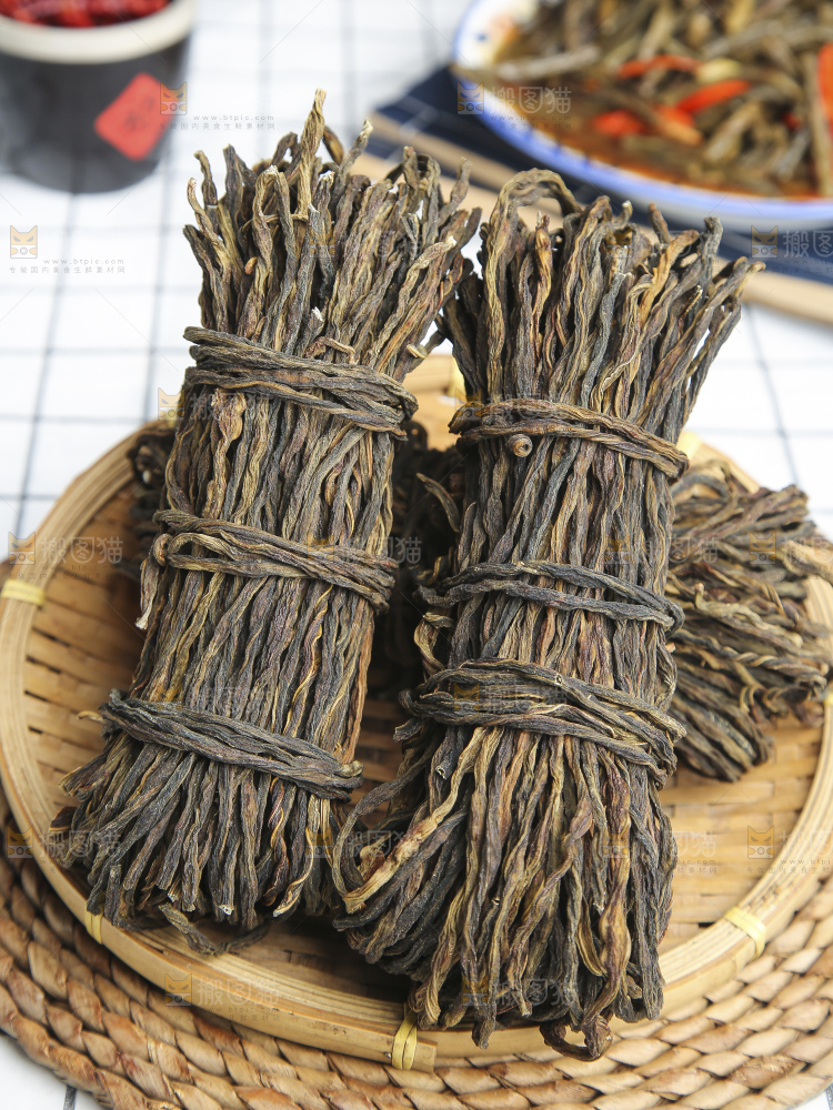 浅底上的干豆角