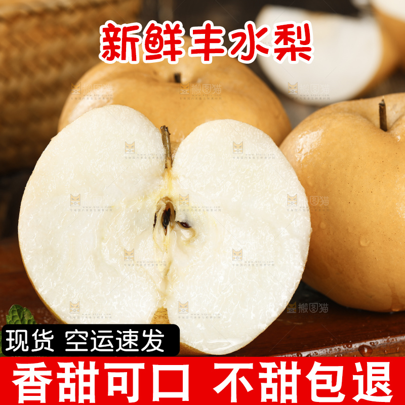 浅底上的丰水梨
