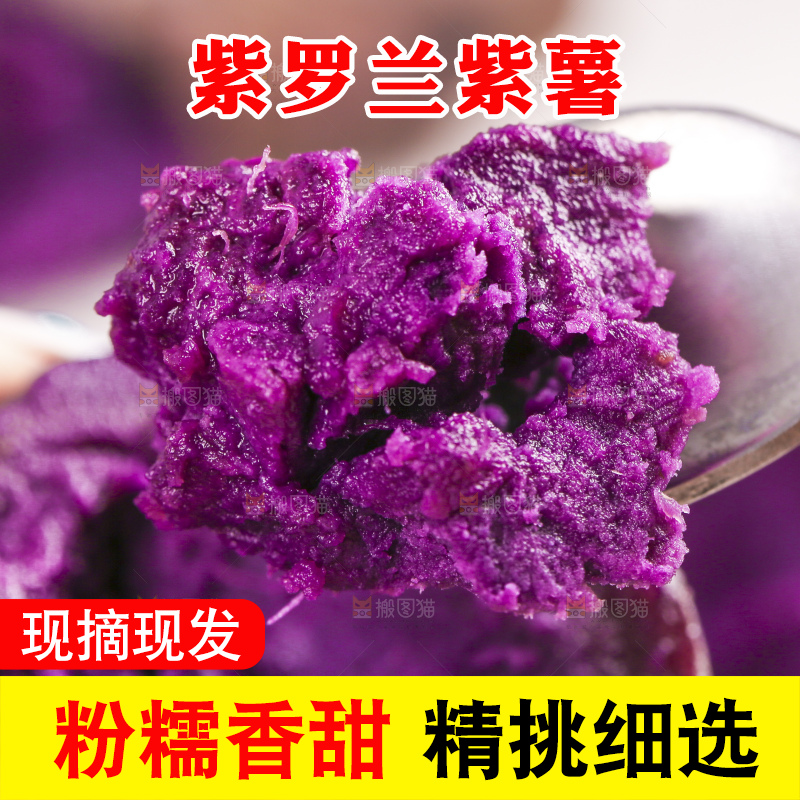 深底上的大紫薯