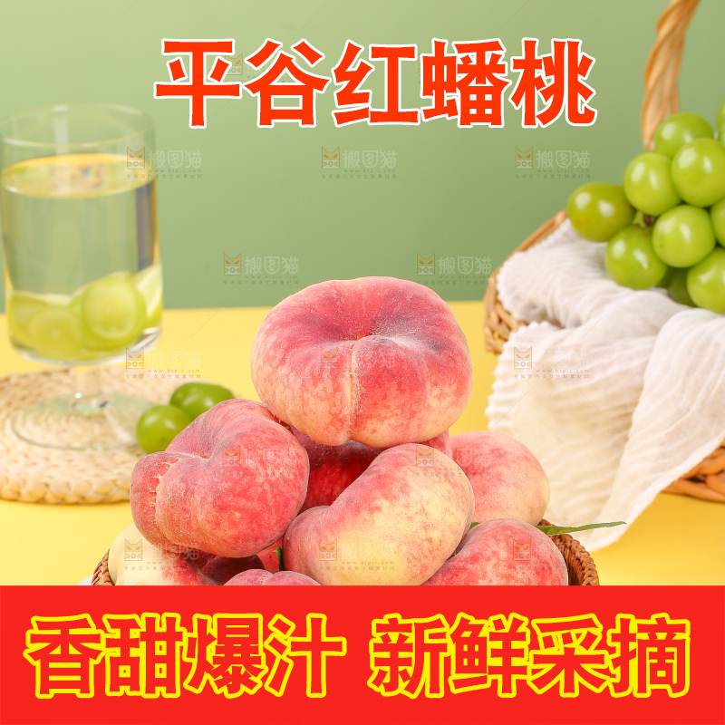 浅底上的毛蟠桃