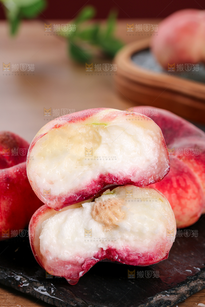 深底上的毛蟠桃