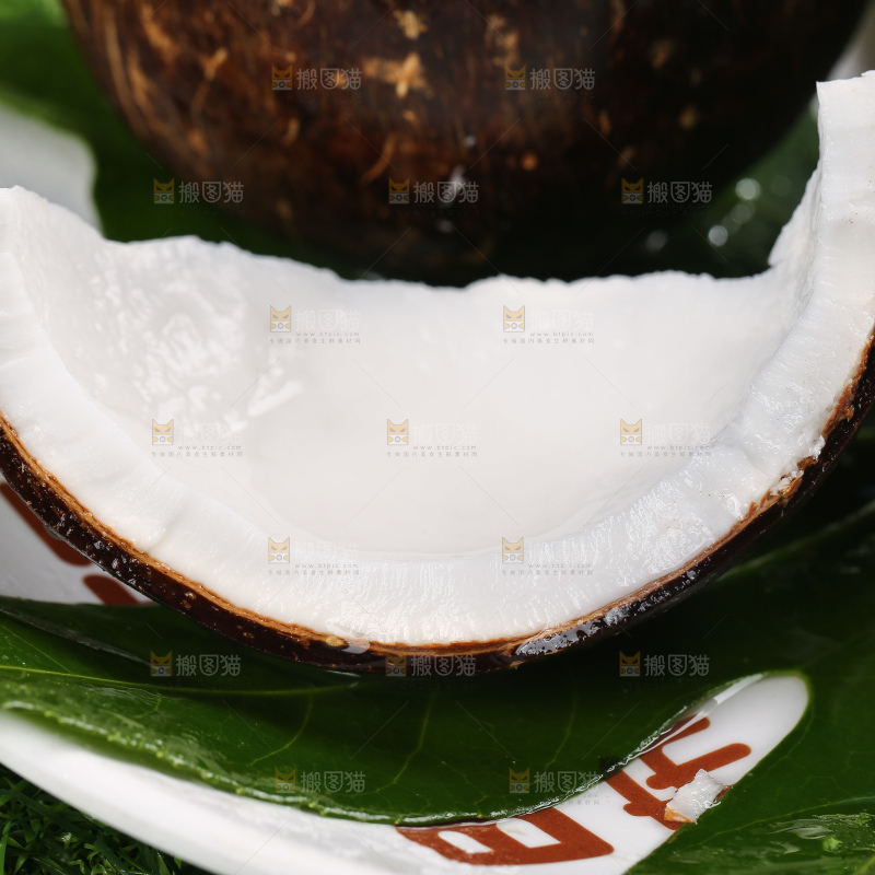浅底上的牛奶黑椰皇