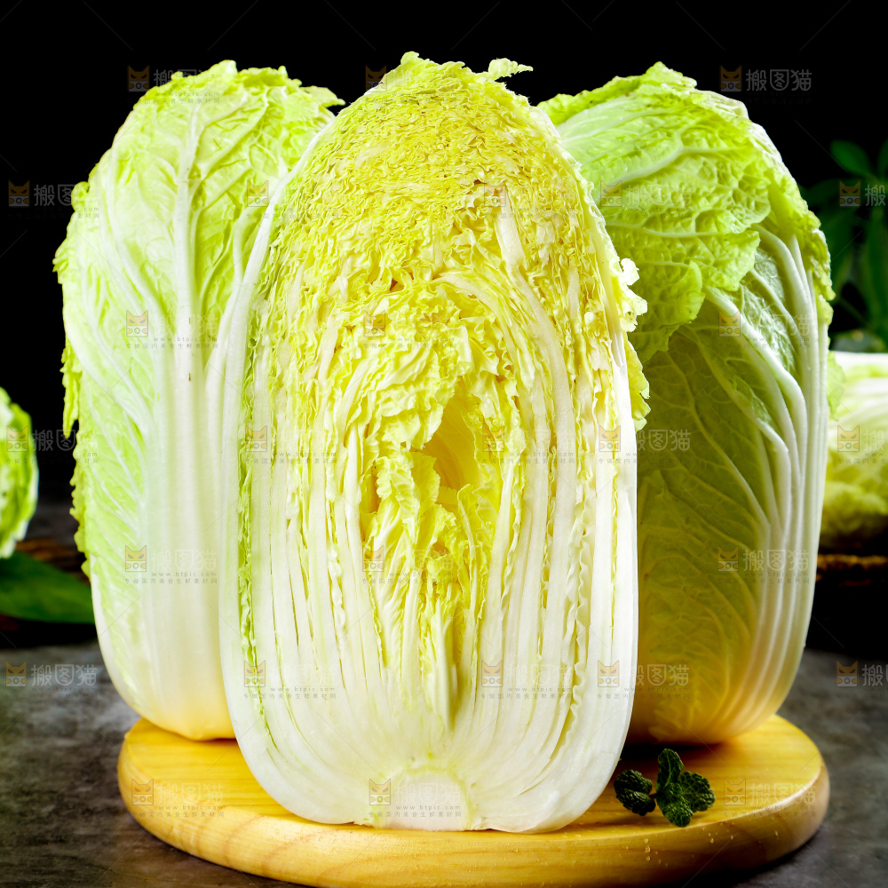 深底上的大白菜