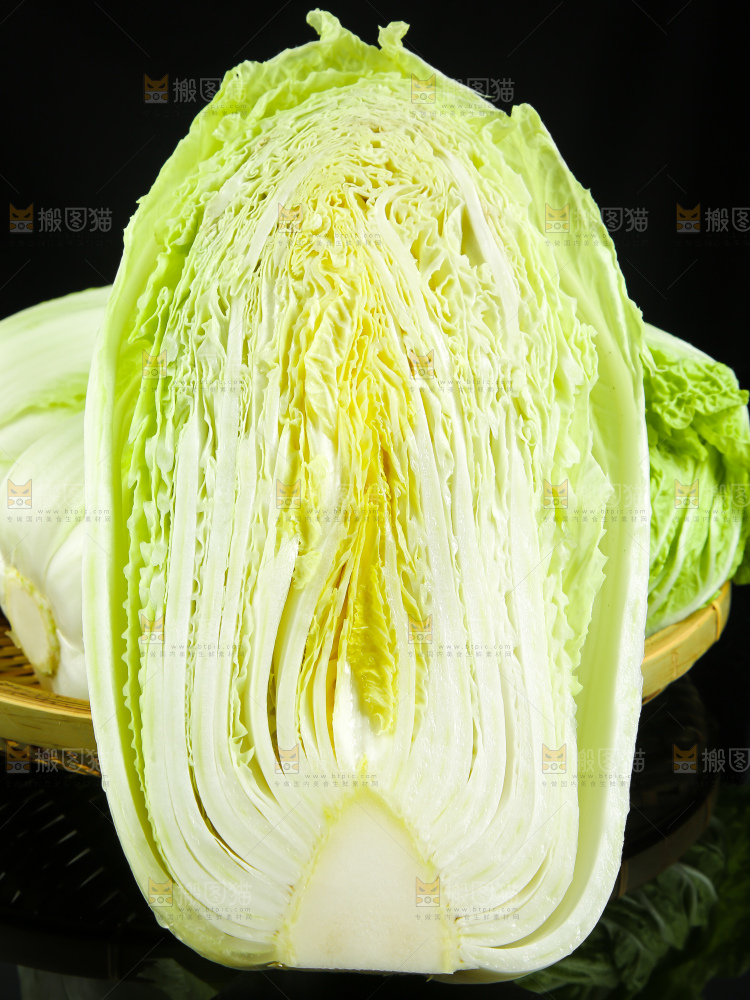 深底上的大白菜