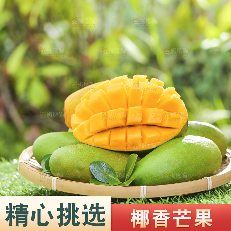 深底上的椰香芒