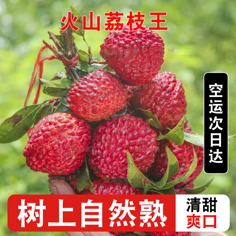 手里拿着荔枝王