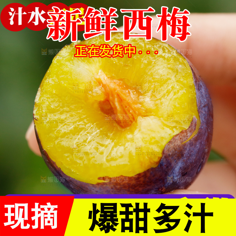 新鲜西梅主图