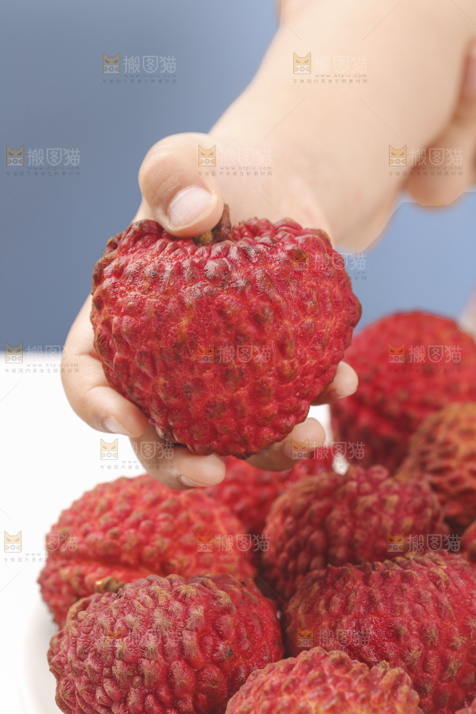 手里拿着荔枝王