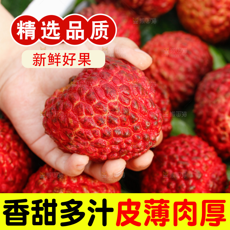 手里拿着荔枝王