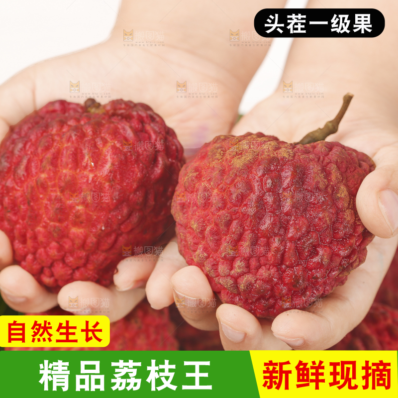 手里拿着荔枝王
