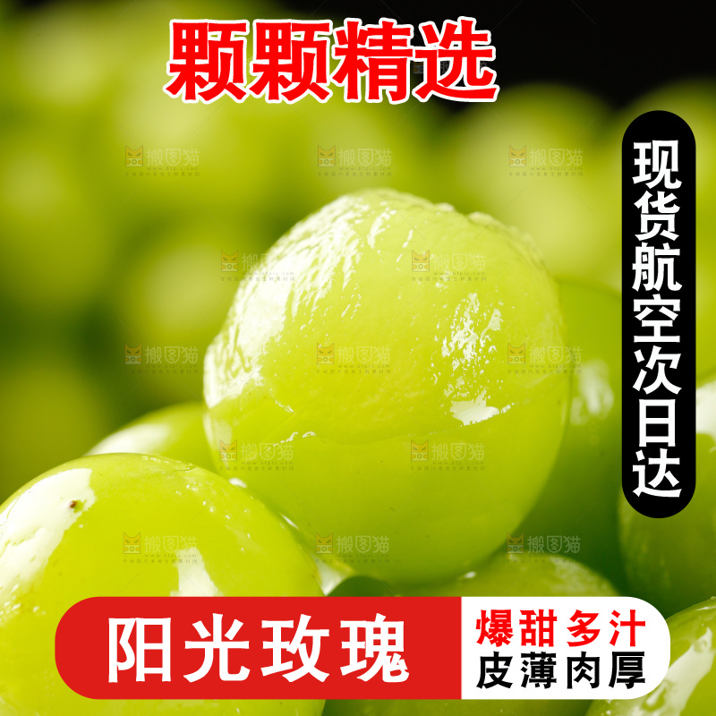 浅底上的阳光玫瑰青提