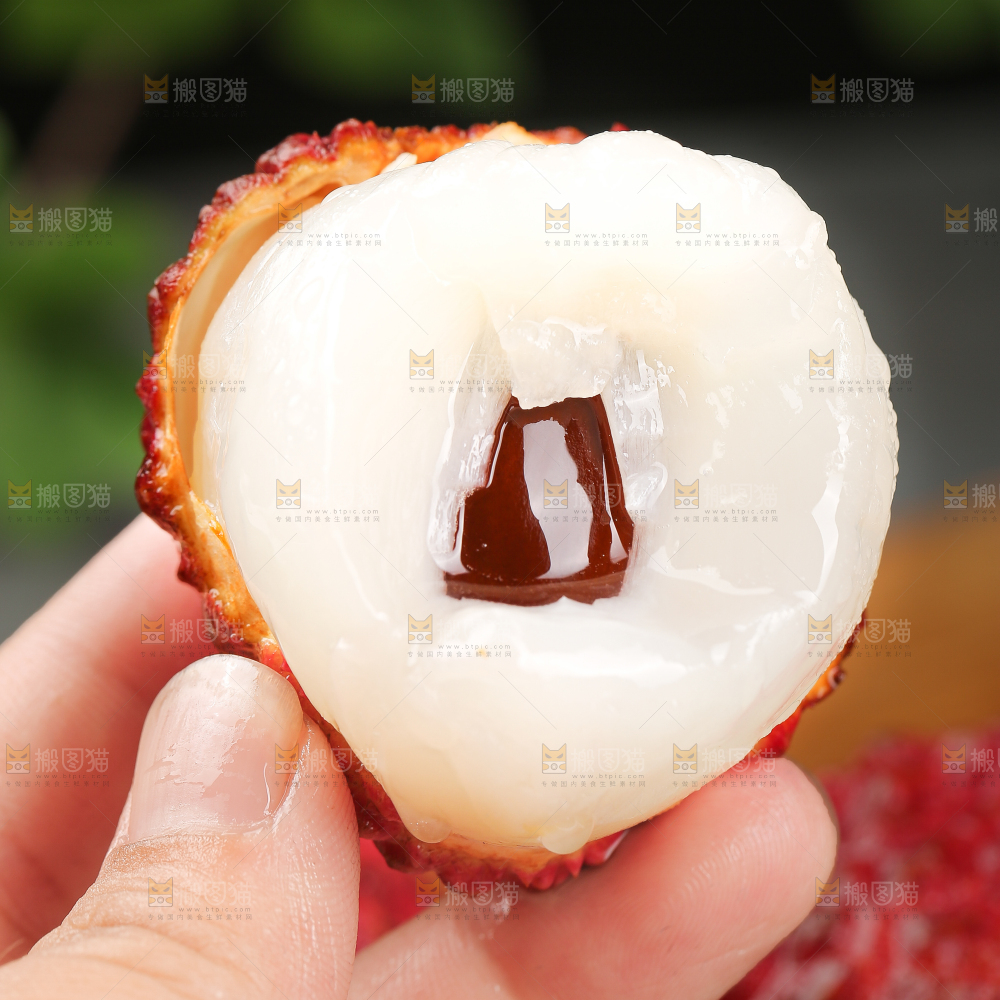 手里拿着荔枝王