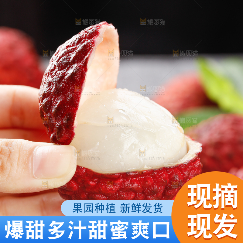 手里拿着荔枝王