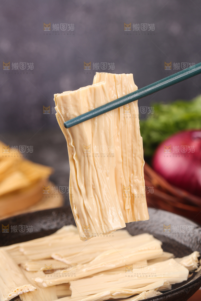 深底上的腐竹干