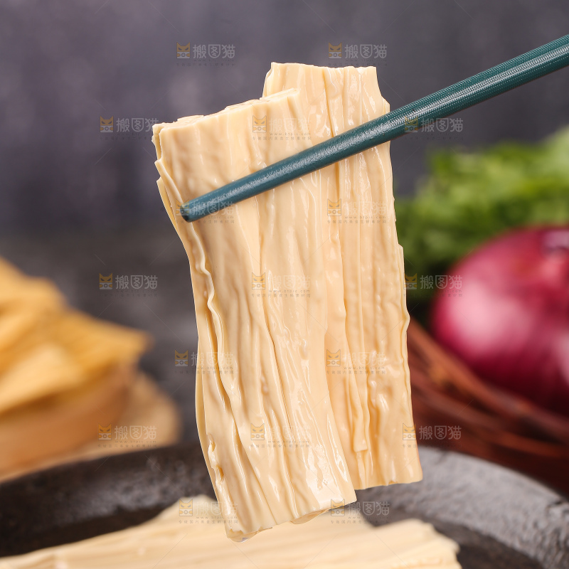 深底上的腐竹干