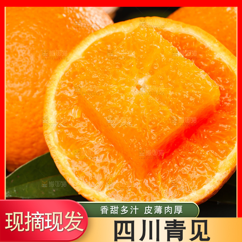 深底上的青见柑橘