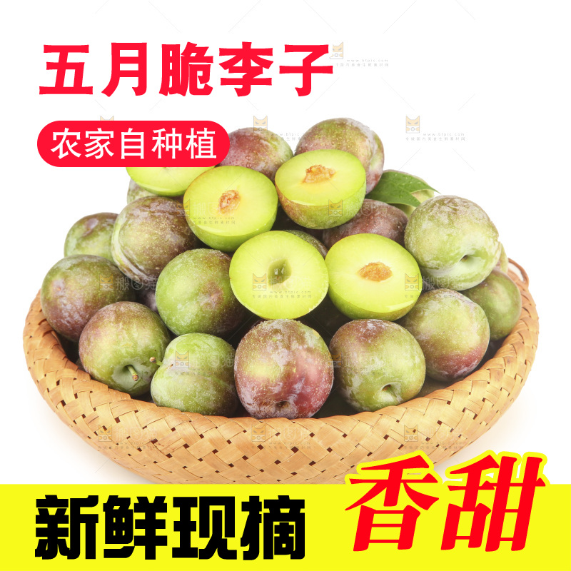 白底上的五月脆
