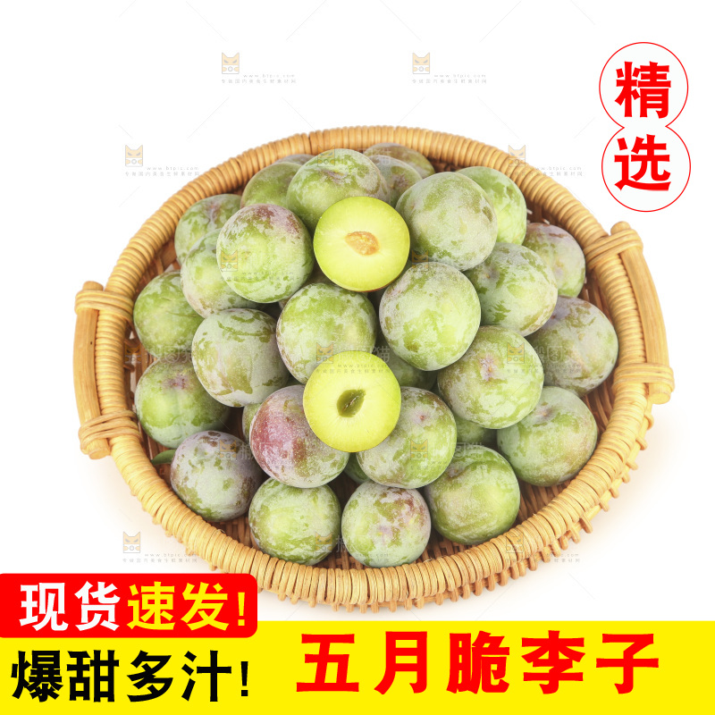 白底上的五月脆