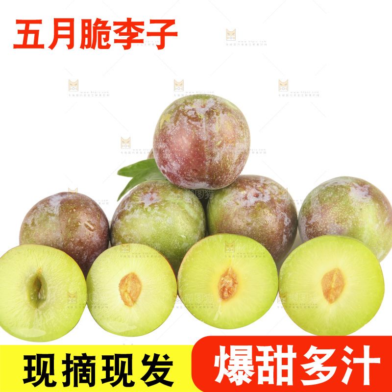 白底上的五月脆