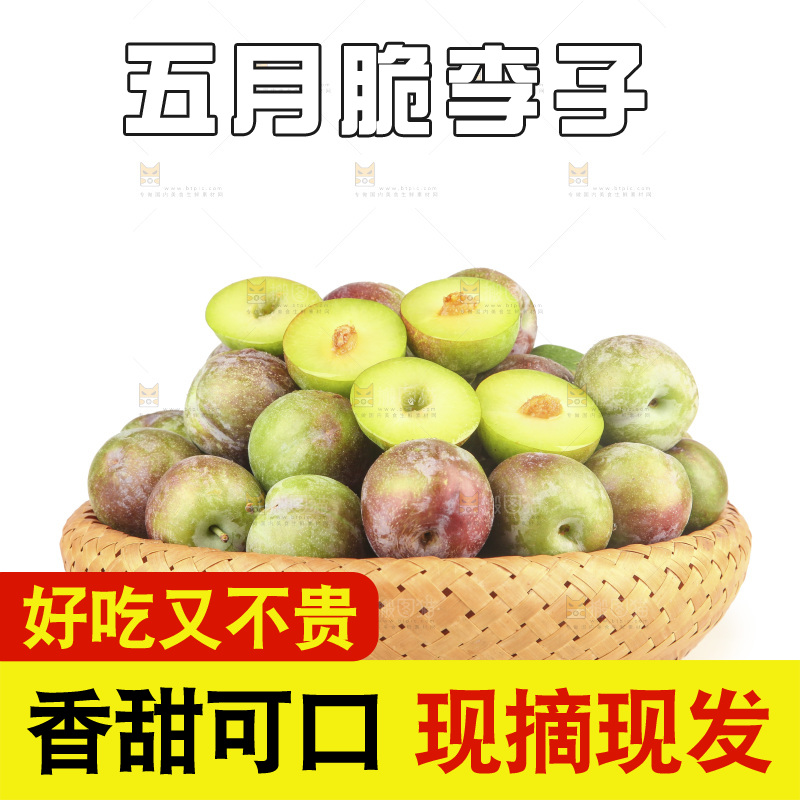 白底上的五月脆