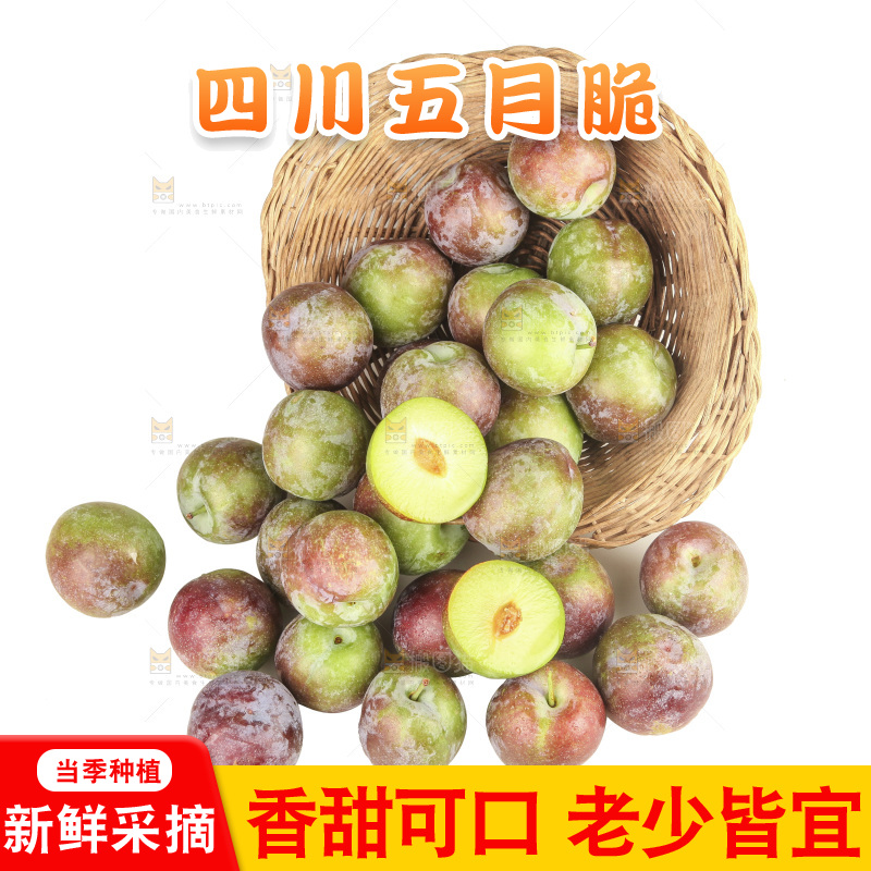 白底上的五月脆