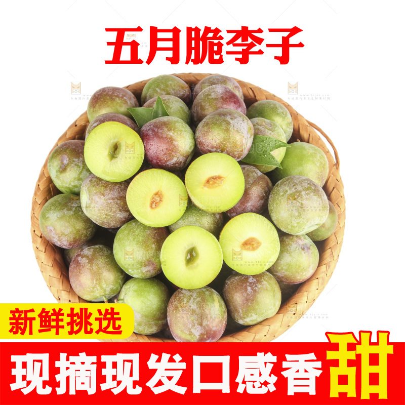 白底上的五月脆