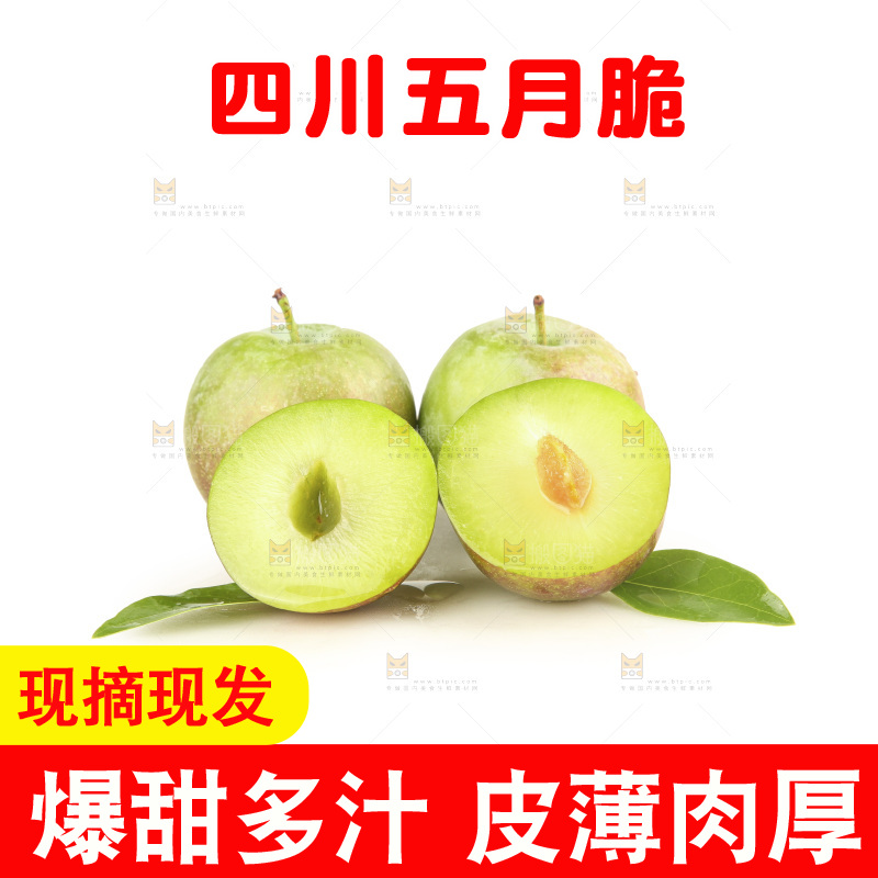 白底上的五月脆