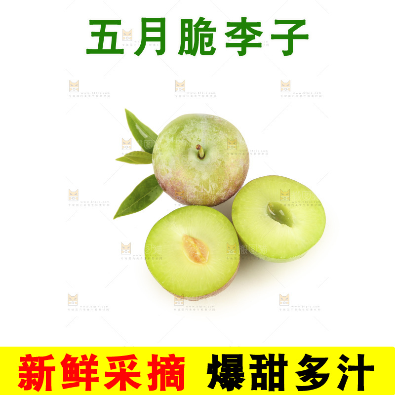 白底上的五月脆