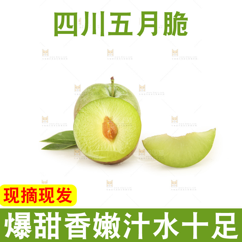 白底上的五月脆