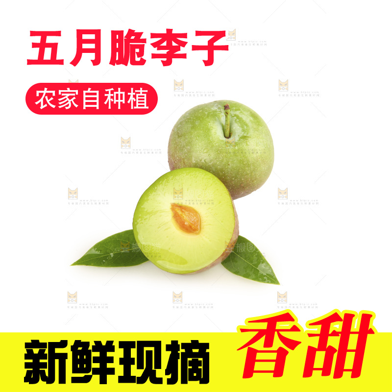 白底上的五月脆