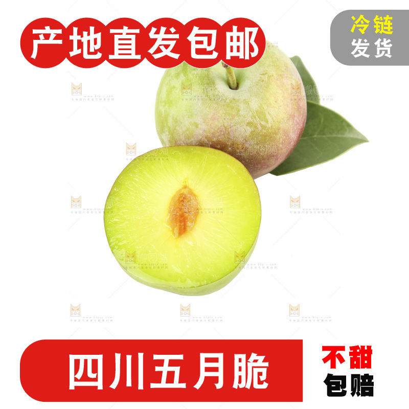 白底上的五月脆
