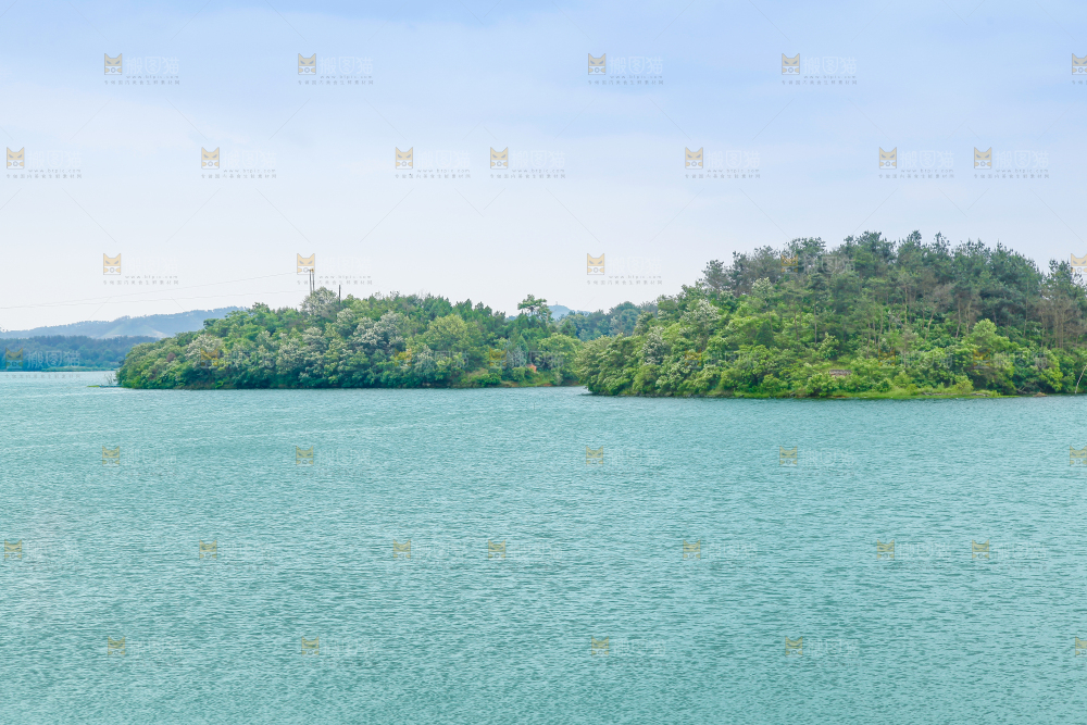 户外风景湖水