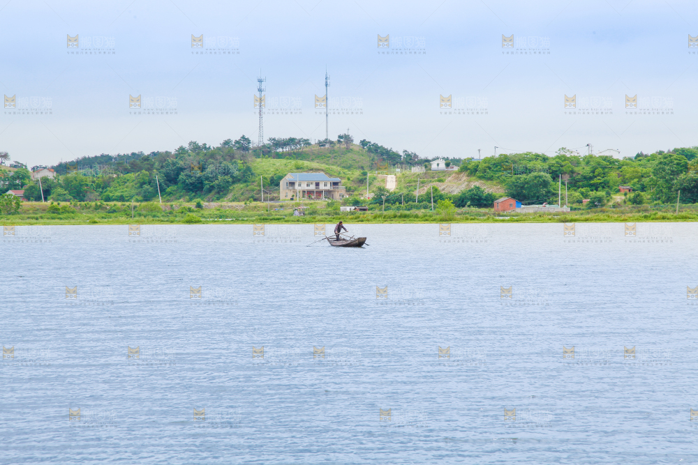 户外风景湖水