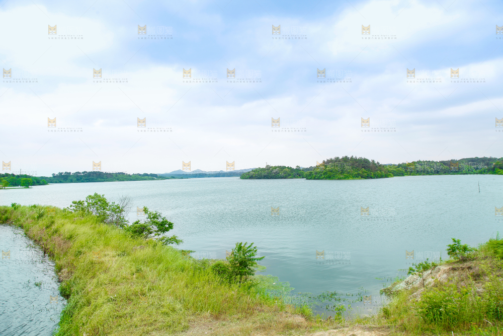 户外风景湖水