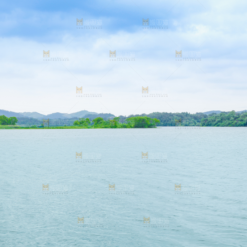 户外风景湖水