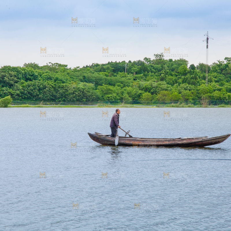 户外风景湖水
