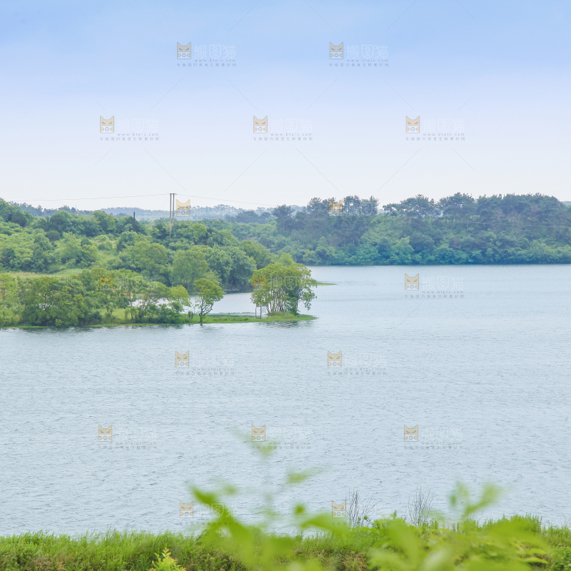户外风景湖水