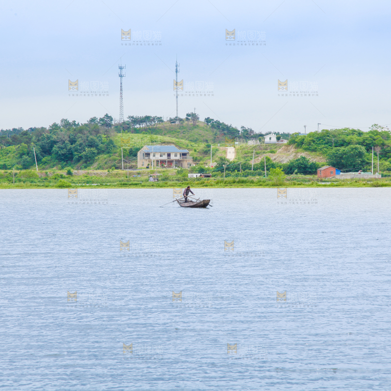 户外风景湖水