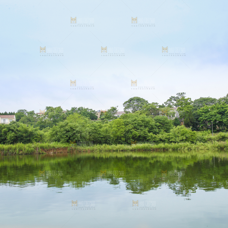 户外风景湖水