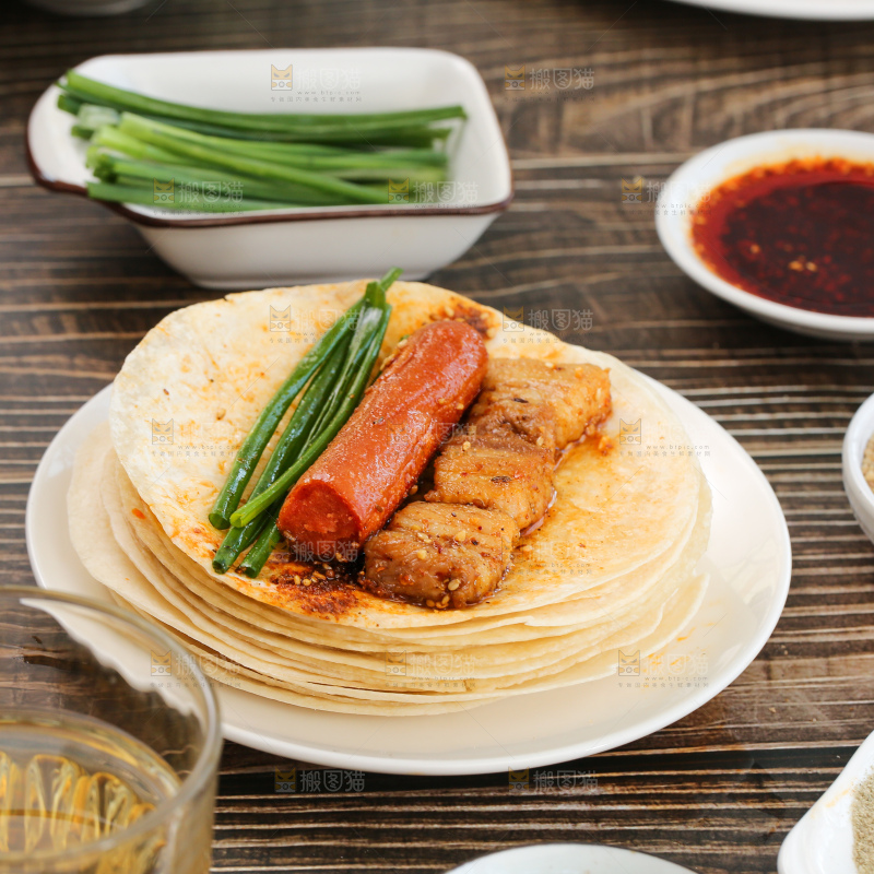 深底上的淄博小饼
