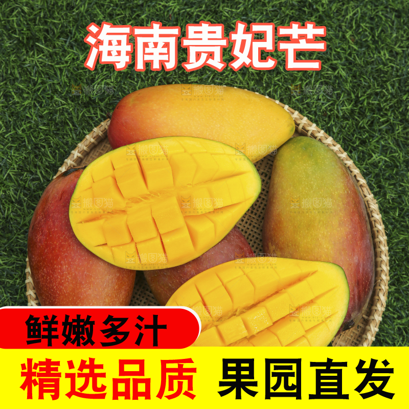深底上的贵妃芒