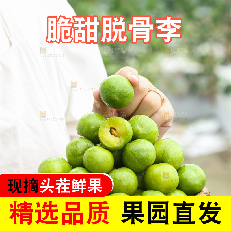 手里拿着脱骨李