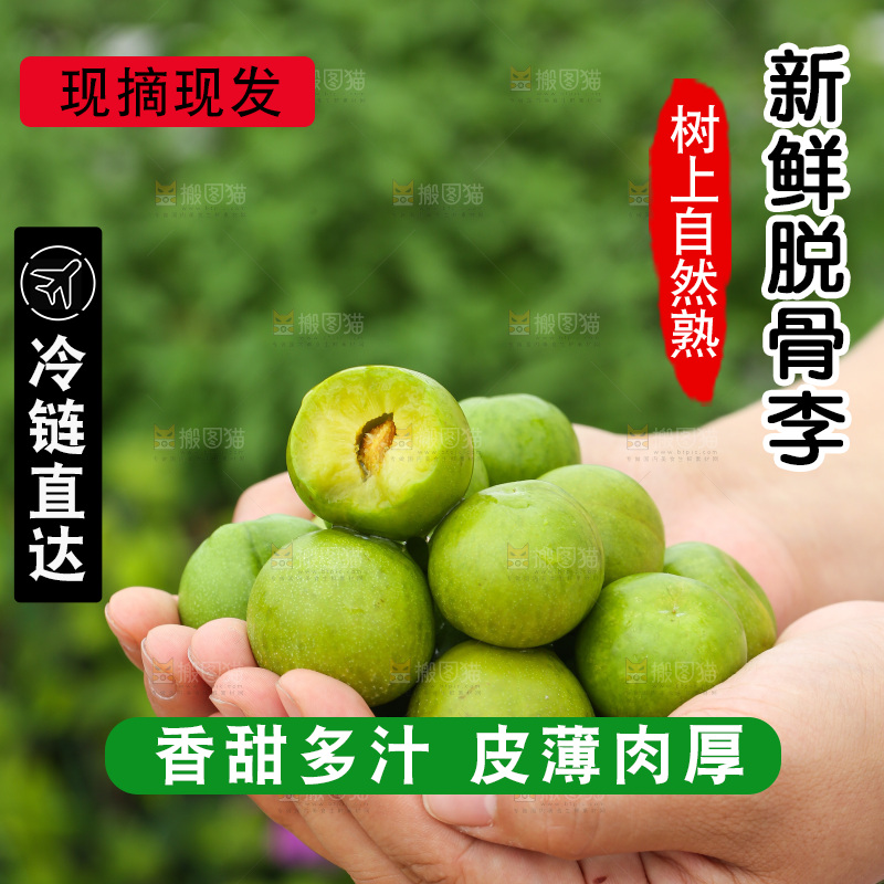 手里拿着脱骨李