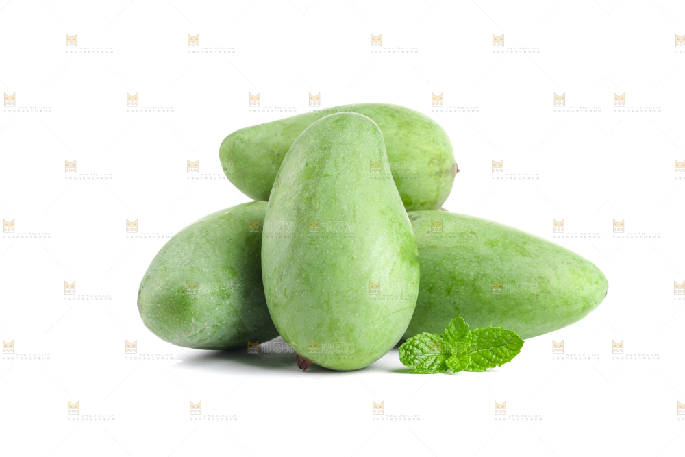 白底上的象牙芒