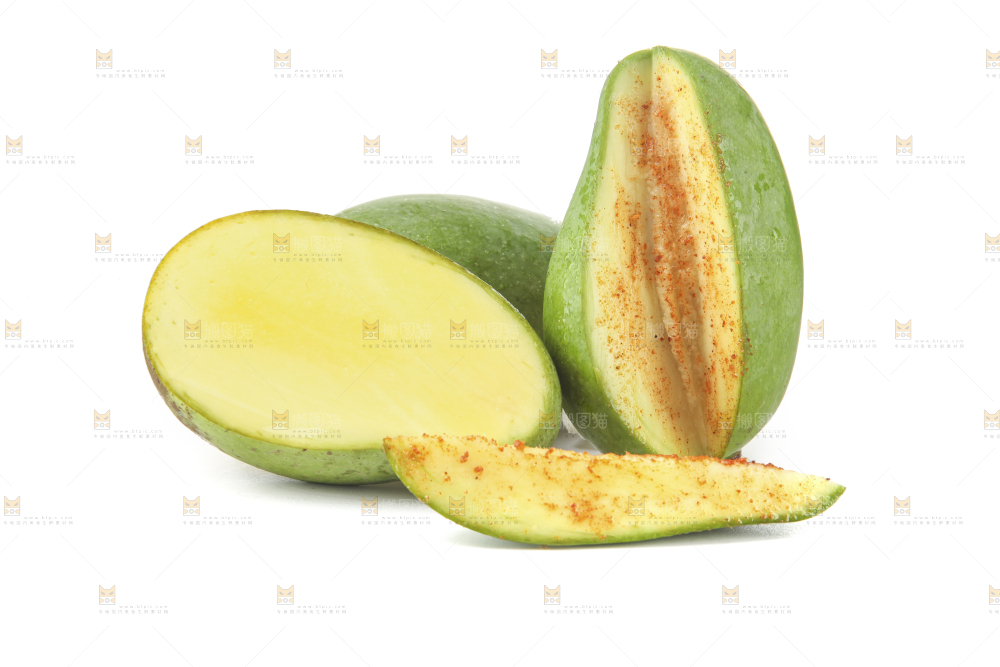 白底上的象牙芒