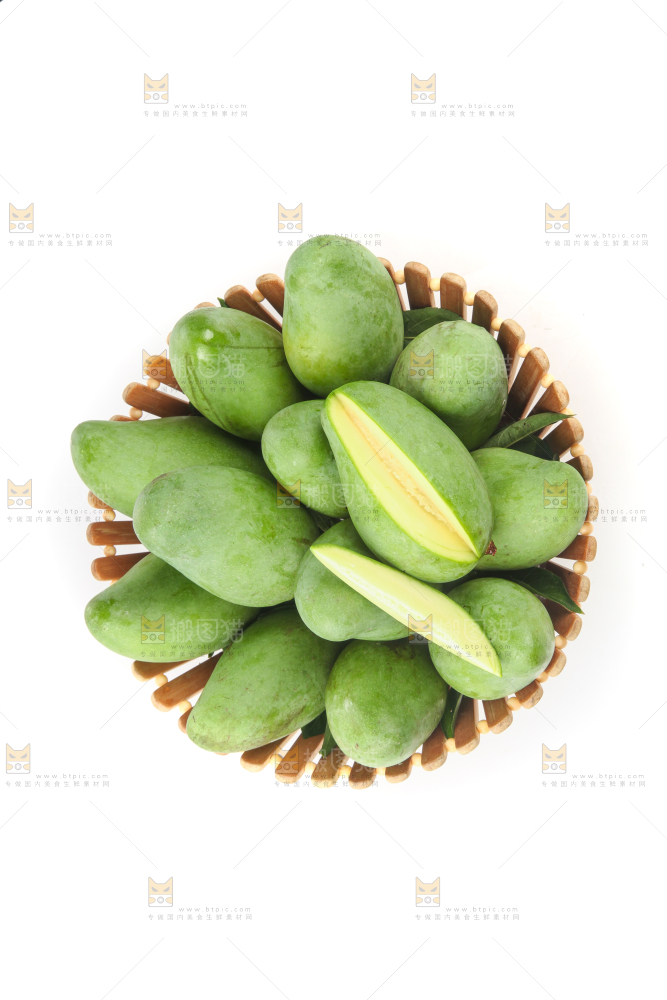 白底上的象牙芒
