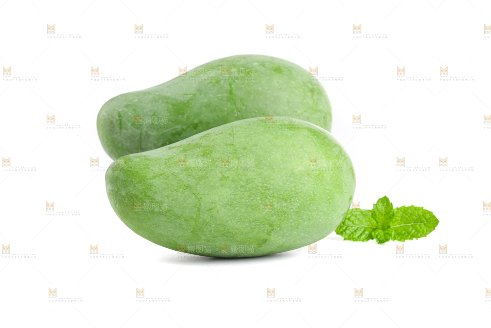 白底上的象牙芒