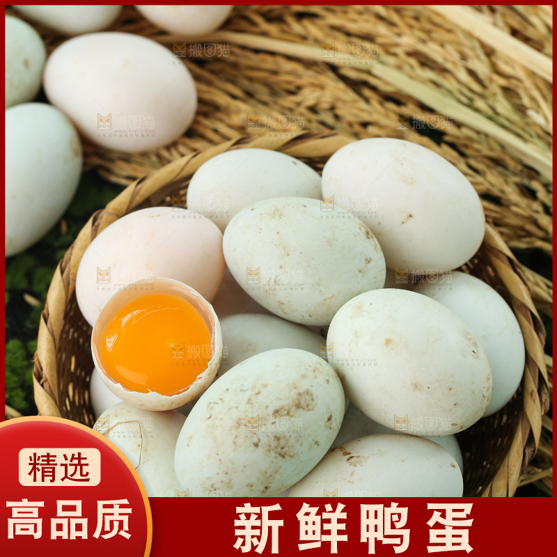 深底上的鸭蛋