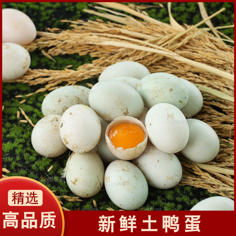 深底上的鸭蛋